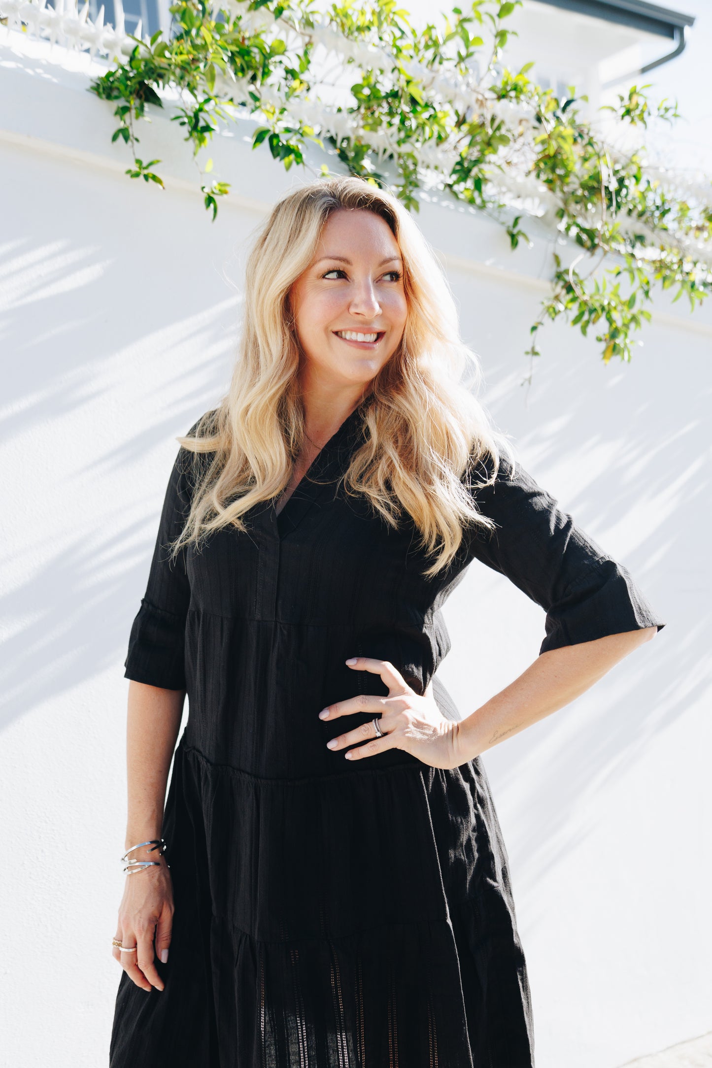 Bailey G X Kate Jordan Greek Dress in Black