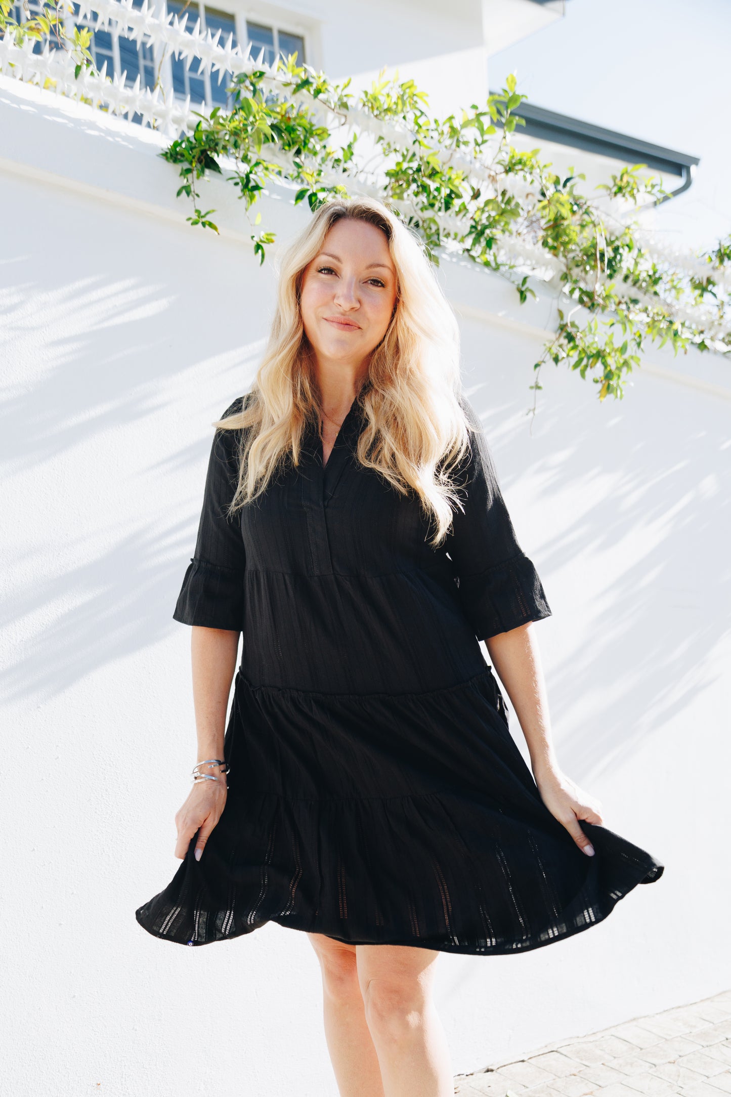 Bailey G X Kate Jordan Greek Dress in Black