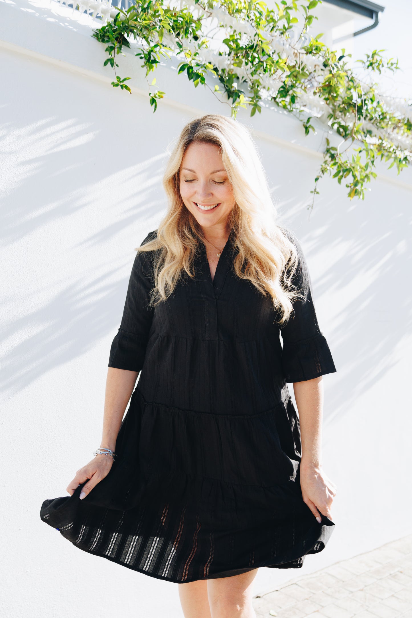 Bailey G X Kate Jordan Greek Dress in Black