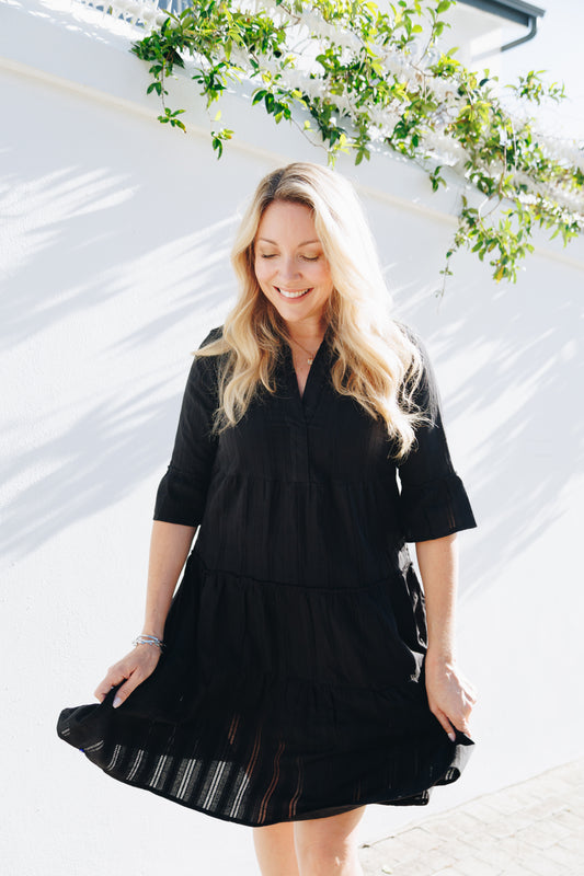 Bailey G X Kate Jordan Greek Dress in Black