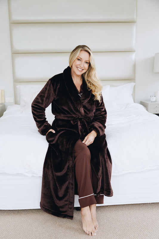 Cosy in Cocoa Lush Gown